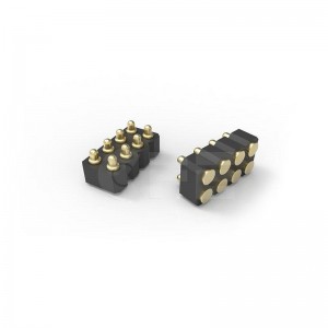 2,54 mm hřiště smt/smd pogo pin konektor