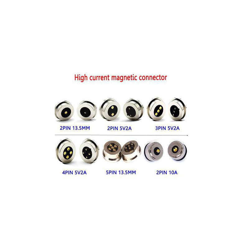 2pin/3pin/4pin/5pin/6pin Magnetický samec/female pogo pin konektor pro LED
